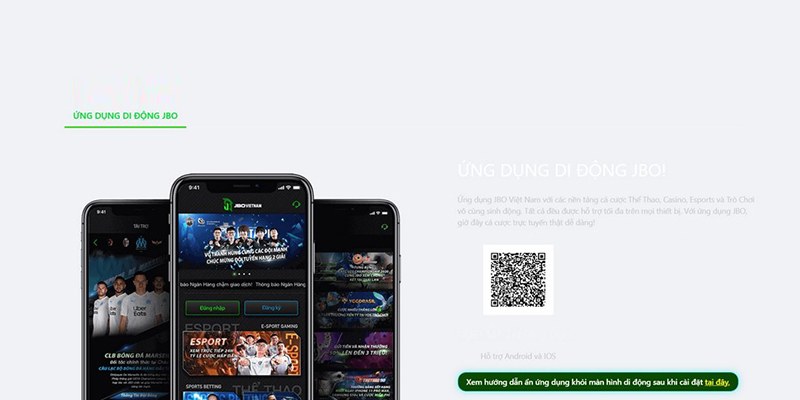 Hướng dẫn tải app JBO trên Android